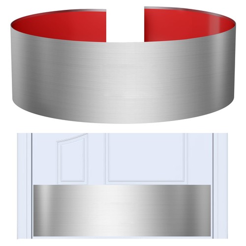 Stainless steel door kick - stainless,