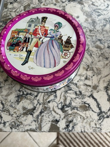 Vintage quality street tin - vintage,