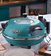 Electric Pizza Oven 31cm | 400°C Fast Heat Refractory Stone Dual Element