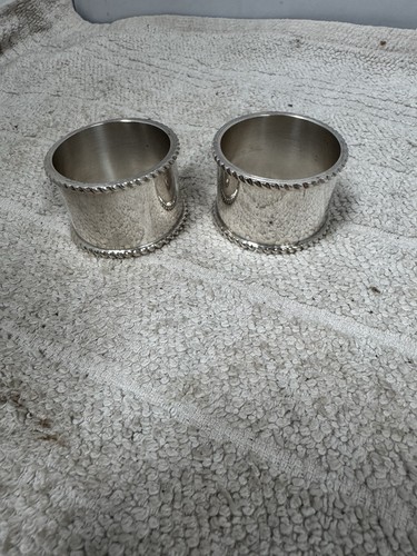 Vintage silver plated napkin - vintage,