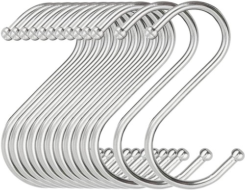 Shaped hooks stainless steel - s,