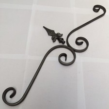 Wrought Iron Scrolls Spear Top