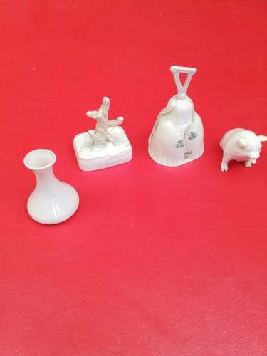 Set belleek items pig - belleek, ,pig