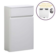 Newbold Gloss White Bathroom