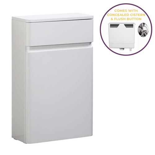 Newbold gloss white bathroom - gloss,