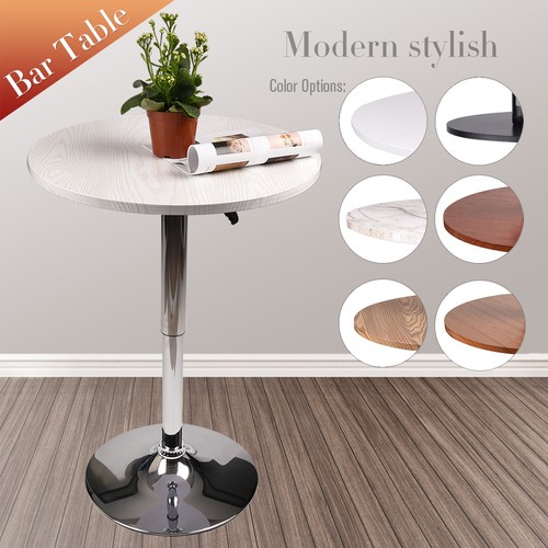 Wood round pub bar - wood, table