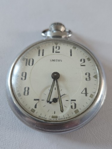 Smiths chromed gents hand wind - smiths,