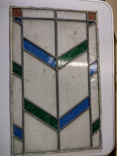 Stained glass panel c1920 - stained,