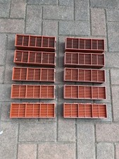 10 x  Terracota Interlocking Plastic 9" x 3" Air Brick Ventilation
