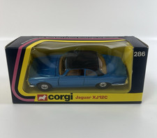 Vintage Corgi 286 Jaguar XJ12C Blue In Original Box