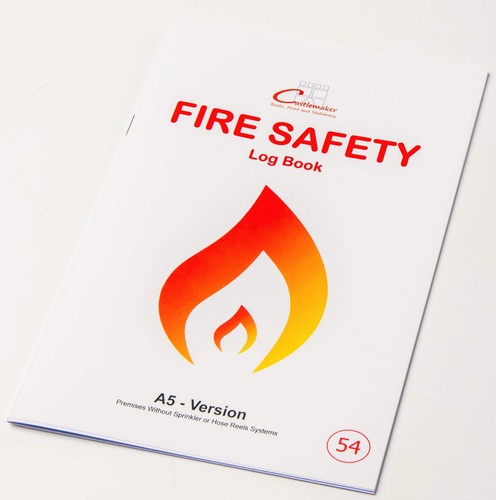 Fire safety log - safety, (a5/20