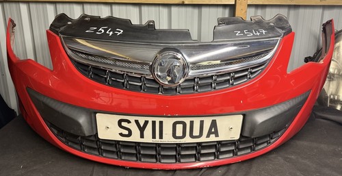 Vauxhall corsa red front - d,