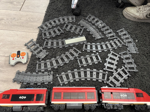 Lego city passenger train - city, 7938