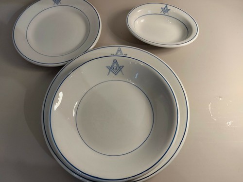 Masonic dishes mercer hotel - dishes,,