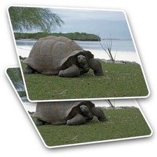 2 x Rectangle Stickers 10 cm -