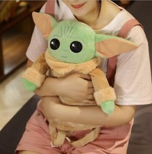 Star Wars Mandalorian Baby Yoda Backpack Back To School Bag Girls Kids Bag Toy