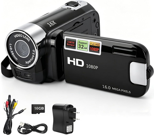 Camcorder video camera with - video,