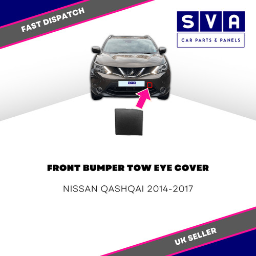 Front bumper tow eye cover - tow,