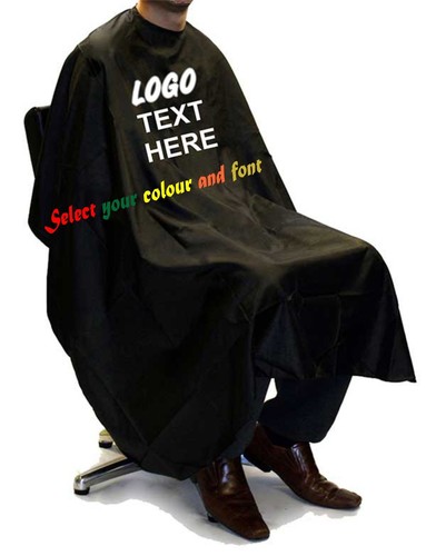 Barber gown custom printed - barber,