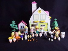 Pinypon farm set, small figures 90s, Pin y pon with many accessories