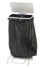 HEAVY DUTY RESTAURANT Free Standing Bag Sack Holder Refuse Metal Pedal Operated