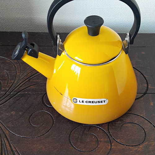 Creuset yellow enamelled - creuset,