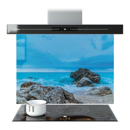Glass splashback kitchen - glass,