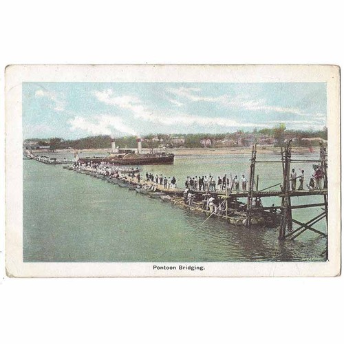Military pontoon bridging - military,