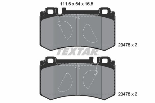 Brake pad set disc - set,,