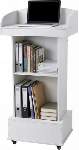 Lectern podium stand white - lectern,
