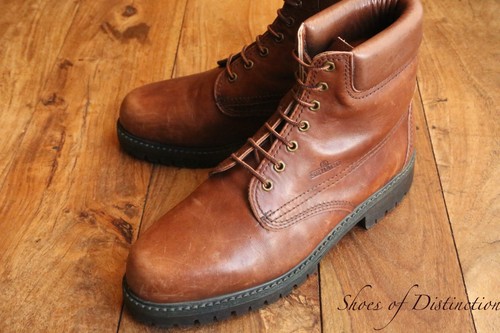 Sebago brown leather derby - brown,