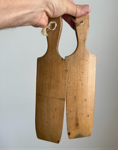 Antique large pair - pair, butter