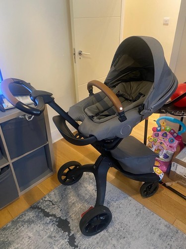 Stokke xplory grey pram - stokke,