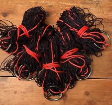 5FT 16z VERY HEAVY DUTY FOX PURSE NETS WITH 64mm HEAVY WELDED RINGS PACK OF 5