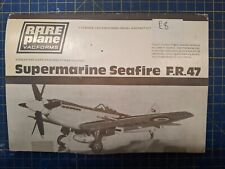 Rare Plane - 1/72 Scale - Supermarine Seafire F.R.47 Vacform Model Kit
