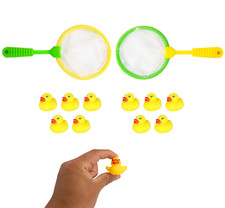 10 Mini Yellow Rubber Ducks