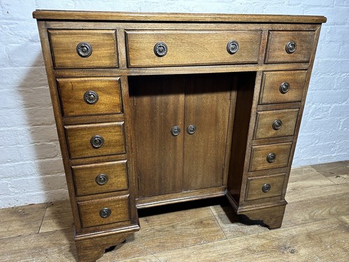 Georgian style mahogany desk - style,