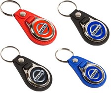 NISSAN Leather look Key Fob, Key Ring
