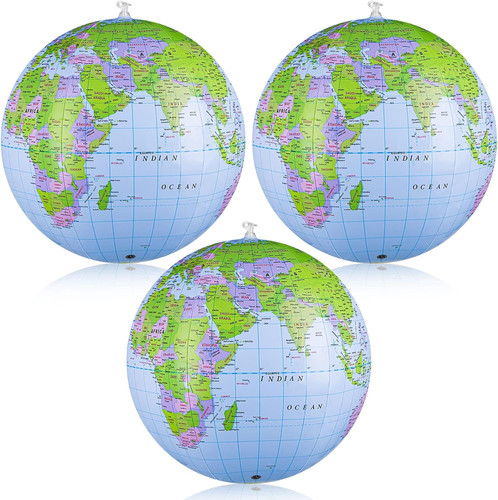 Pack globes earth - 3, of