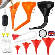 10 Pcs Fuel Funnels Set