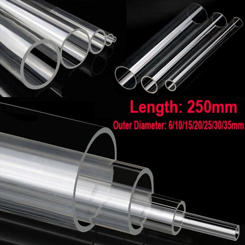 Clear acrylic tube - clear,