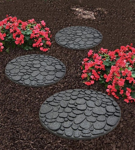 Garden stepping stones - garden,