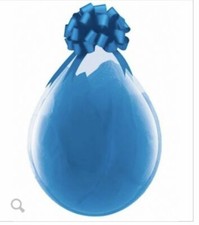 QUALATEX 18" CLEAR PRINTED LATEX STUFFING BALLOONS TRANSPARENT 5 10 15 20 25