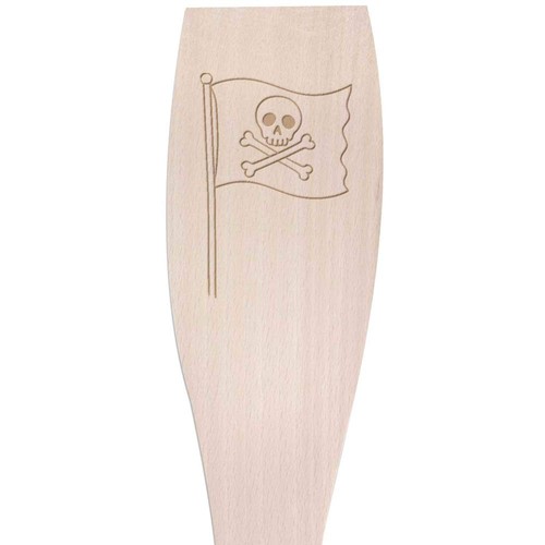 Large pirate flag wooden - 'pirate,