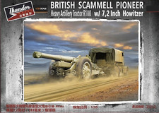 Thunder 1/35 Scammell Pioneer R100 Heavy Artillery Tractor w/Howitzer Model Kit