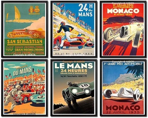 Motor sport metal signs - motor,