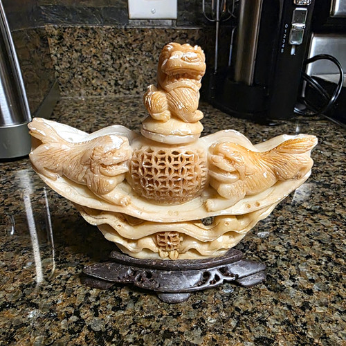 Vintage hand carved - vintage, chinese