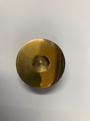 Pump out brass cap suit - cap,