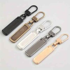Metal Zip Slide Puller Instant Clip On Replacement For Broken Zip Head