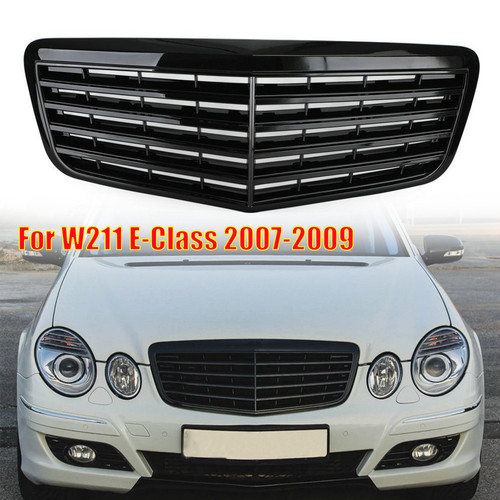 Black front grille - black, for